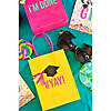 5" x 7" Small Congrats Girl Grad Party Paper Gift Bags - 4 Pc. Image 2