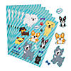 5" x 7" Totally Pawsome Puppy Dog Paper Sticker Sheets - 24 Pc. Image 1