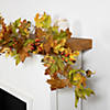 5' x 8" Maple Leaves and Berries Artificial Fall Harvest Garland  Unlit Image 1