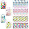 5" x 9 1/4" Colorful Easter Pattern Plastic  Goody Bags - 36 Pc. Image 1