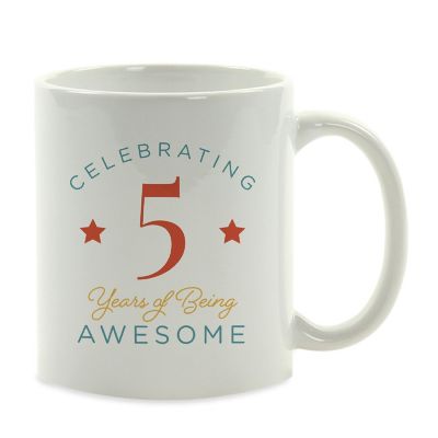 5 Years Awesome Ceramic Mug Image 2