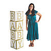 50" 3D Baby Blocks Cardboard Cutout Stand-Ups - 4 Pc. Image 1