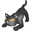 50" Blow Up Inflatable Black Cat Outdoor Halloween Yard Decoration Image 1
