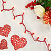 50-Count Clear Mini Christmas Light Set  10ft Red Wire Image 2
