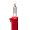 50-Count Clear Mini Christmas Light Set  10ft Red Wire Image 3