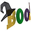 50" LED Lighted Tinsel 'Boo' Outdoor Halloween Decoration Image 1