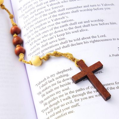 50 Pack Bulk Small Cross Set for Crafts, Wooden Cross Charms for Christian Baptism, Easter, First Communion, Rosary, 1 x 2 In Image 3