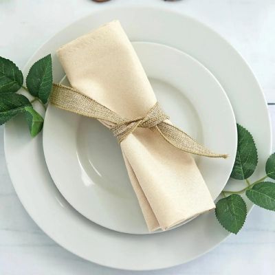 50 pcs 20" Polyester Napkins Table Wedding Party Reception Decorations  Image 2