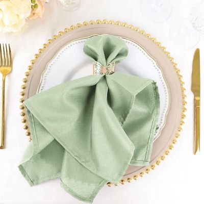 50 pcs 20" Polyester Napkins Table Wedding Party Reception Decorations  Image 1