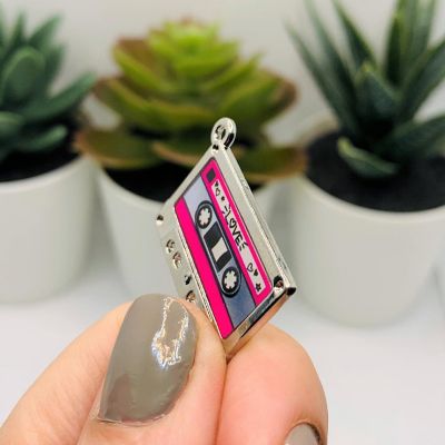 50 Pcs 80's Cassette Love Charms Image 3