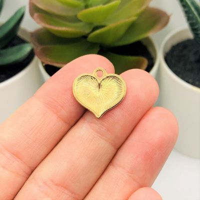 50 Pcs American Flag Heart Charms Image 2