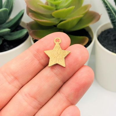 50 Pcs American Flag Star Charms Image 2