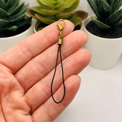 50 Pcs Black Bronze Cell Phone Lanyards Image 1