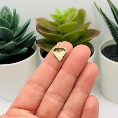 50 Pcs Black Diamond Shape Charms Image 2