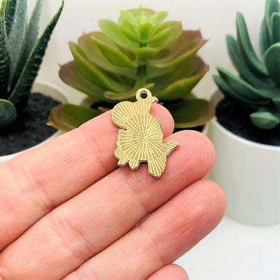 50 Pcs Black Raven with Rose Charms Image 2