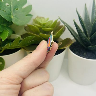 50 Pcs Blue Butterfly Charms Image 2
