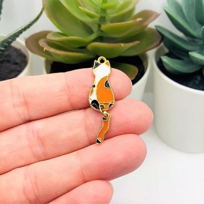 50 Pcs Calico Cat with Hanging Tails Image 1