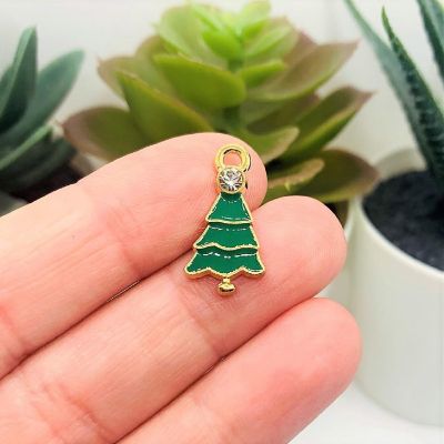 50 Pcs Christmas Tree Charms Image 1