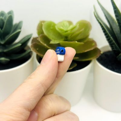 50 Pcs Clay Mushroom Beads Image 1
