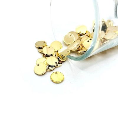 50 Pcs Gold Plated Stamping Tag Blanks Image 1