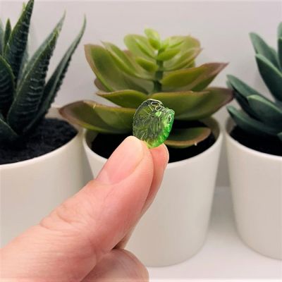 50 Pcs Green Acrylic Leaf Charms Image 2