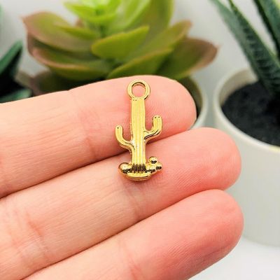 50 Pcs Green Saguaro Cactus Charms Image 2