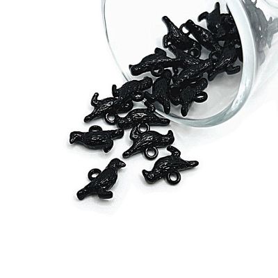 50 Pcs Halloween 3D Black Ravens Crows Image 1