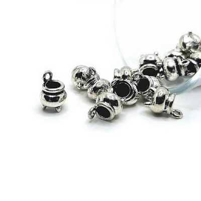 50 Pcs Halloween 3D Witch Cauldron Charm Image 1