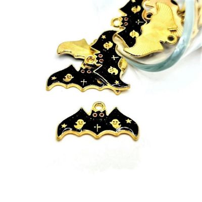 50 Pcs Halloween Bat Charms Image 1