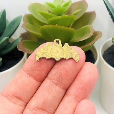 50 Pcs Halloween Bat Charms Image 2