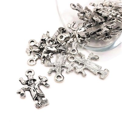 50 Pcs Halloween Scarecrow  Charms Image 1