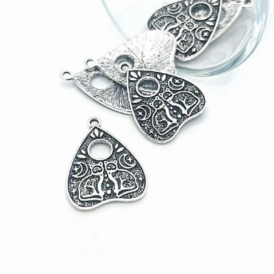 50 Pcs Halloween Silver Cat Ouija Charms Image 1