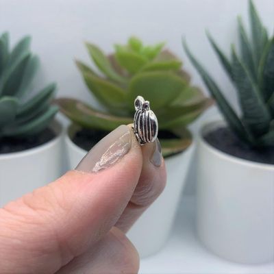 50 Pcs Halloween Small Pumpkin Charms Image 3