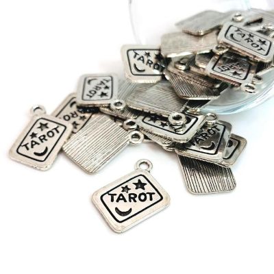 50 Pcs Halloween Tarot Card Charms Image 1
