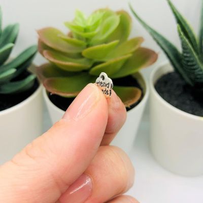 50 Pcs Handmade Flower Artisan Charms Image 3