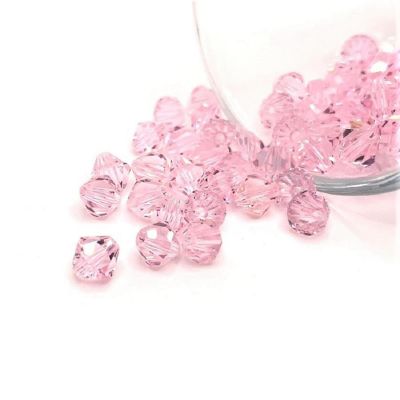 50 Pcs June Pink Birthstone Beads Image 1