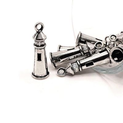50 Pcs Lighthouse 3D Nautical Charms Image 1