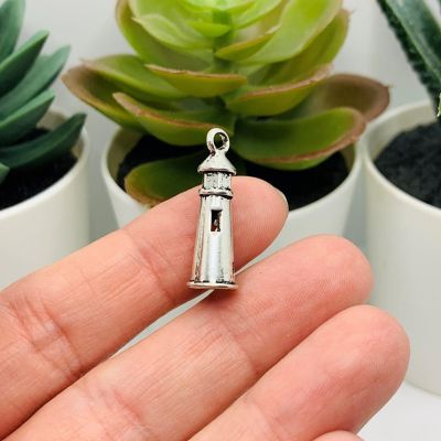 50 Pcs Lighthouse 3D Nautical Charms Image 1