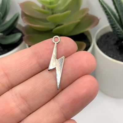 50 Pcs Lightning Bolt Wizard Charms Image 2