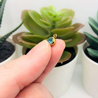 50 Pcs March Blue Charms Image 2