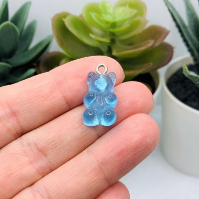 50 Pcs Mixed Gummy Bear Resin 3D Charms Image 2