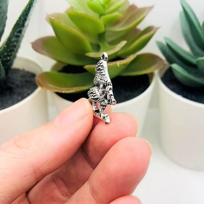 50 Pcs Mushroom Charms with Butterfly Image 3