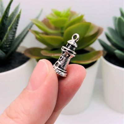 50 Pcs Nautical 3D Lighthouse Charms Image 3