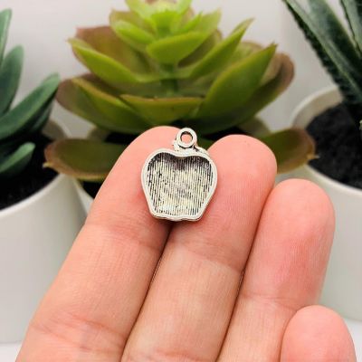 50 Pcs Number 1 Teacher Apple Charms Image 2
