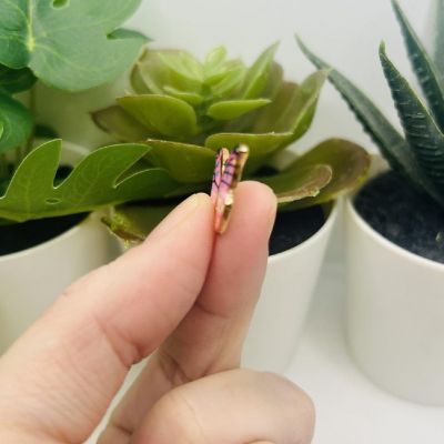 50 Pcs Pink Butterfly Charms Image 2