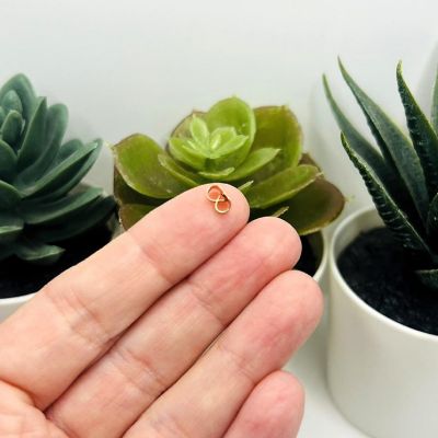 50 Pcs Rose Gold Earring Back Stoppers Image 2