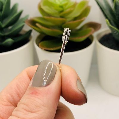 50 Pcs Silver Arrow Charms Image 2