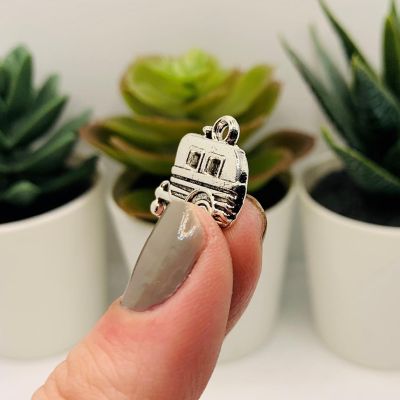 50 Pcs Silver Camping Trailer Charms Image 3