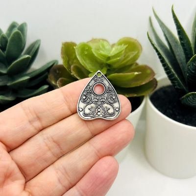 50 Pcs Silver Cat Planchette Charms Image 1