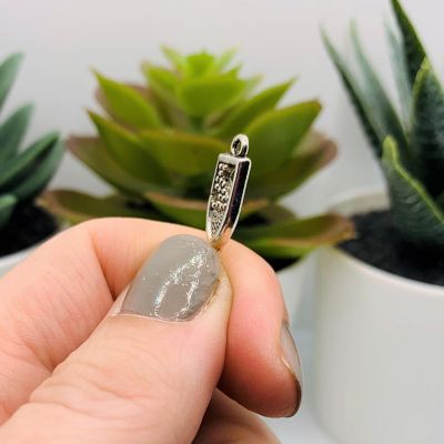 50 Pcs Silver Champagne Flute Charms Image 3